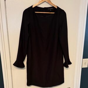 Banana Republic Classic Black Dress Blouse sz 4